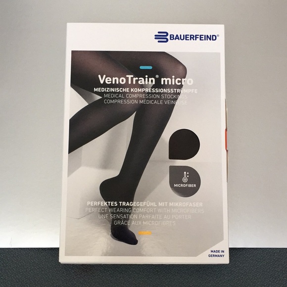 Bauerfeind VenoTrain Micro Compression Stockings (Black) - Picture 4 of 14
